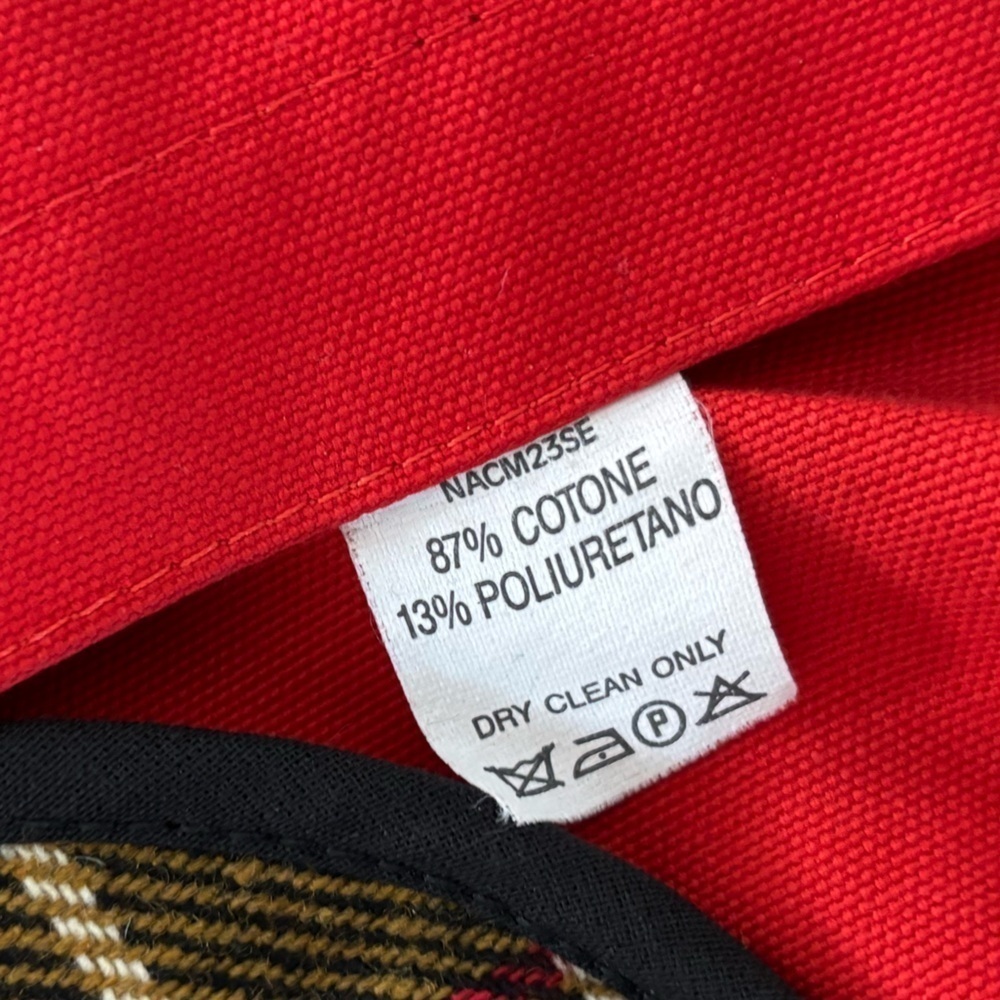 FAY Archive Long Canvas Cotton Wool Fireman Field Jacket XL Red - Picture 7 of 13